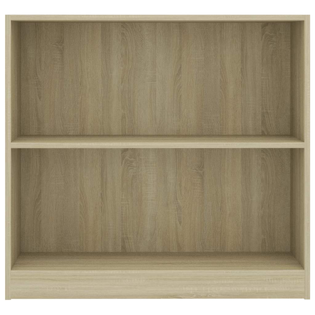 Bibliotecă, stejar sonoma, 80x24x75 cm, lemn prelucrat