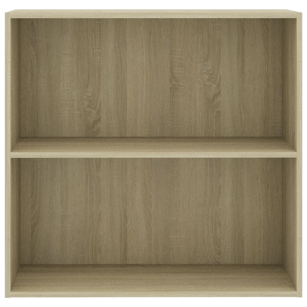 Bibliotecă, stejar sonoma, 80x30x76,5 cm, lemn prelucrat