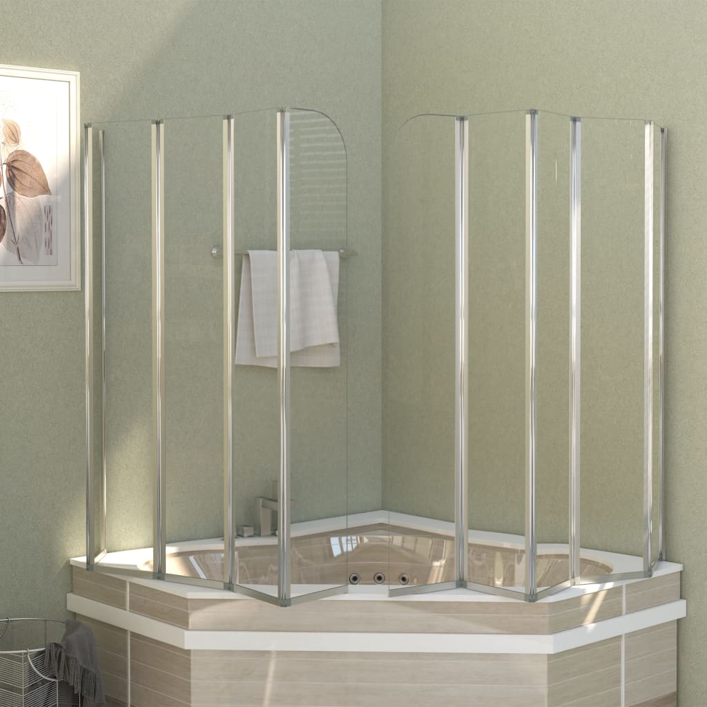 Cabină de baie, 120 x 140 cm, sticlă securizată, transparent