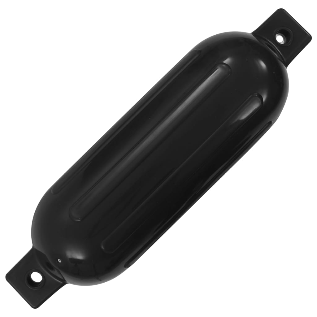 Baloane de acostare, 4 buc., negru, 51 x 14 cm, PVC