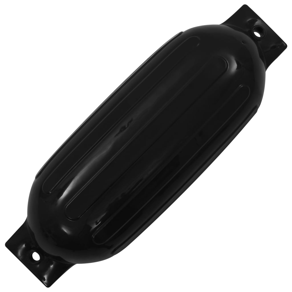 Baloane de acostare, 2 buc., negru, 69x21,5 cm, PVC