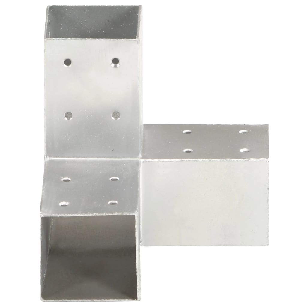 Conectori de grindă, formă Y, 4 buc, 71x71 mm, metal galvanizat