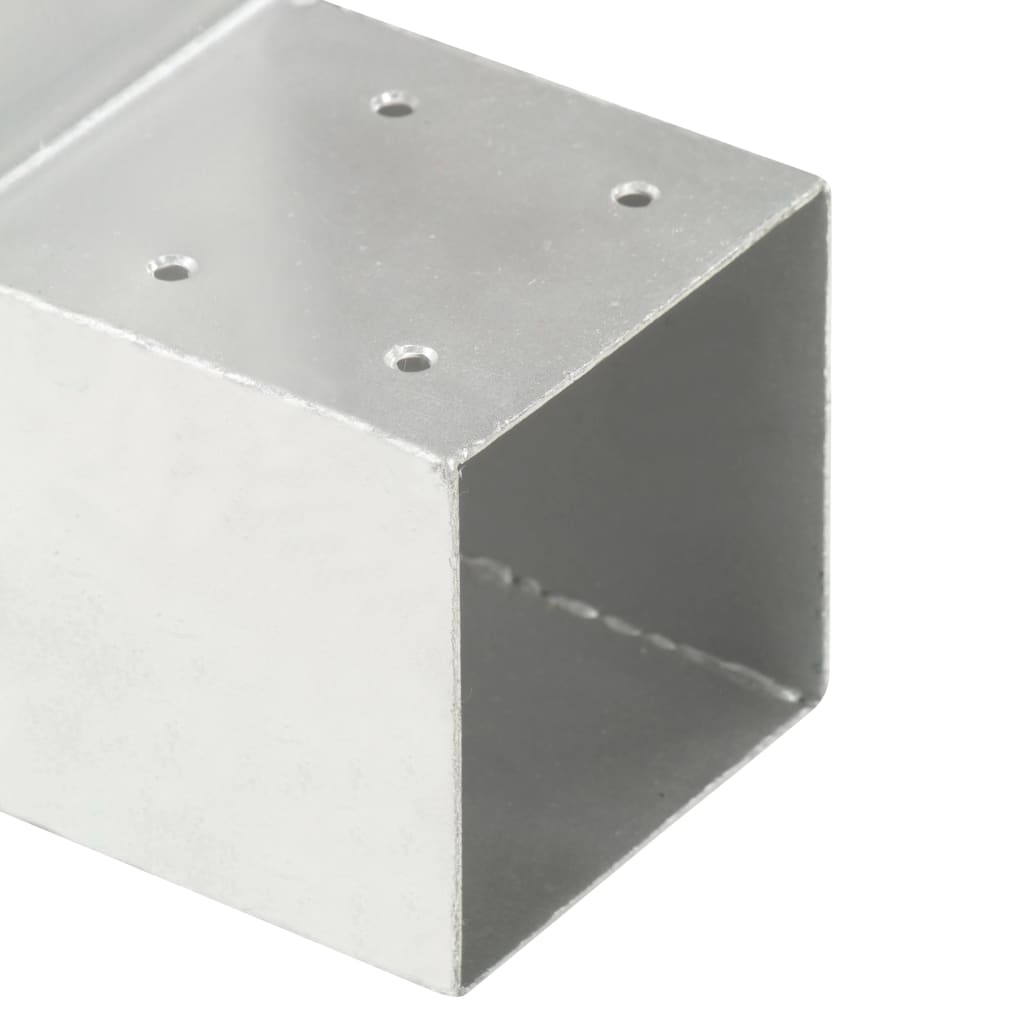 Conectori grindă, formă L, 4 buc, 101x101 mm, metal galvanizat