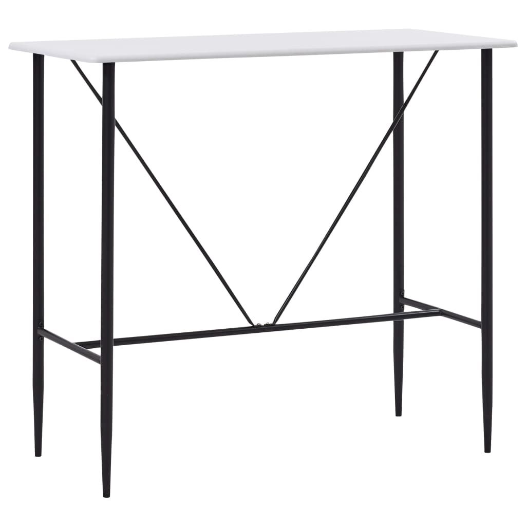 Set mobilier de bar, 5 piese, negru, material textil