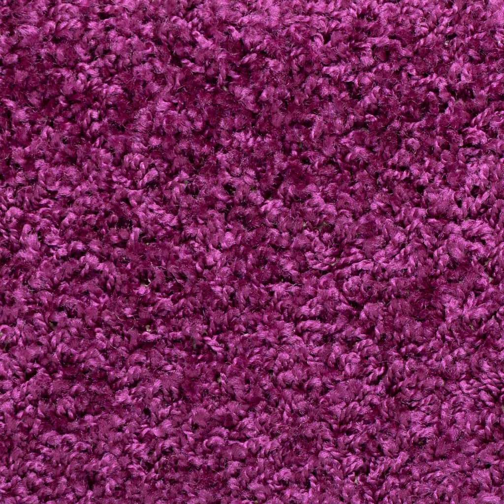 Covorașe de trepte de scară, 15 buc., violet, 65x21x4 cm