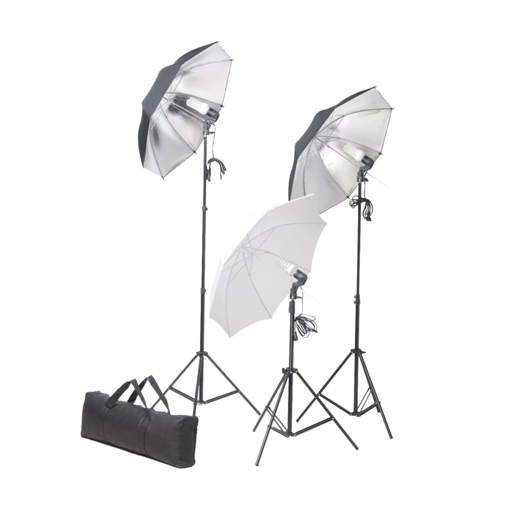 Kit studio foto cu fundal și set de iluminare