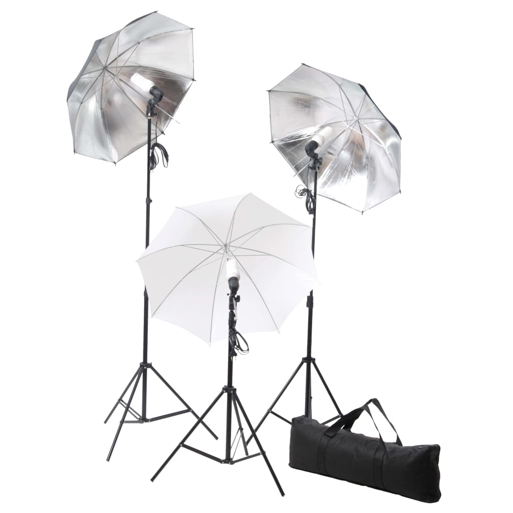 Kit studio foto cu fundal și set de iluminare