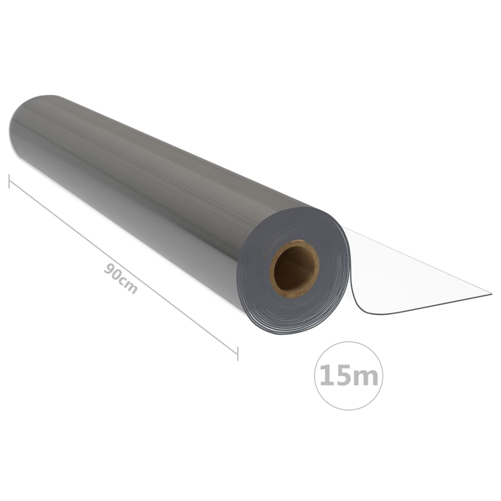 Rolă folie protecție masă, transparent, 0,9x15 m, PVC, 2 mm