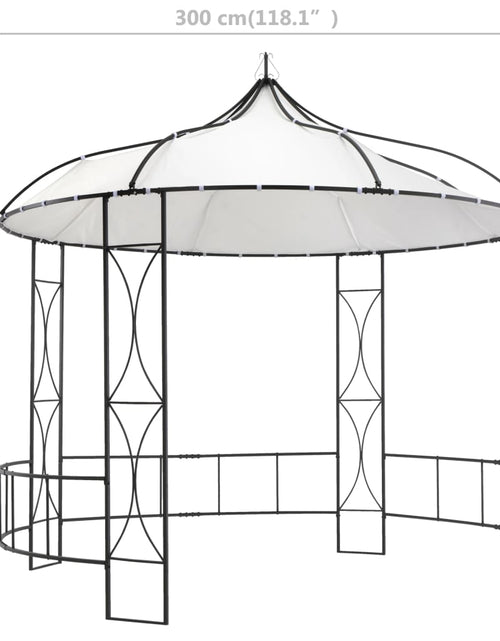 Загрузите изображение в средство просмотра галереи, Pavilion, alb, 300 x 290 cm, rotund
