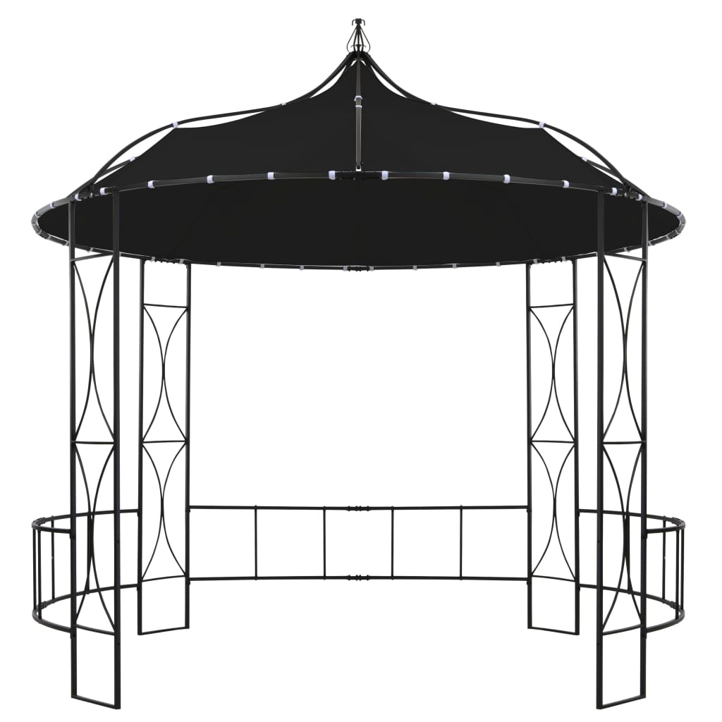 Pavilion, antracit, 300 x 290 cm, rotund