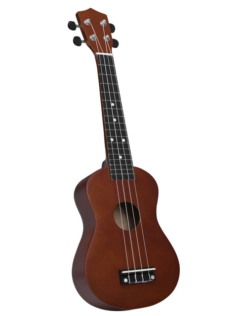 Încărcați imaginea în vizualizatorul Galerie, Set ukulele Soprano pentru copii, cu husă, natural, 23&quot;
