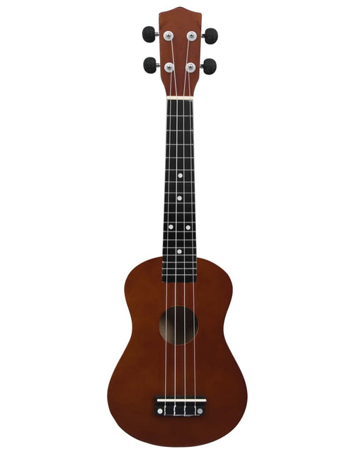 Încărcați imaginea în vizualizatorul Galerie, Set ukulele Soprano pentru copii, cu husă, natural, 23&quot;
