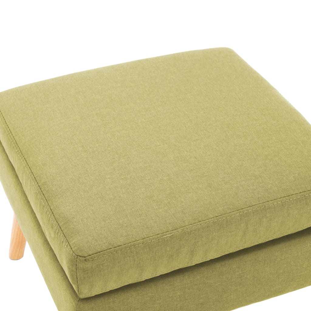 Taburet, verde, material textil