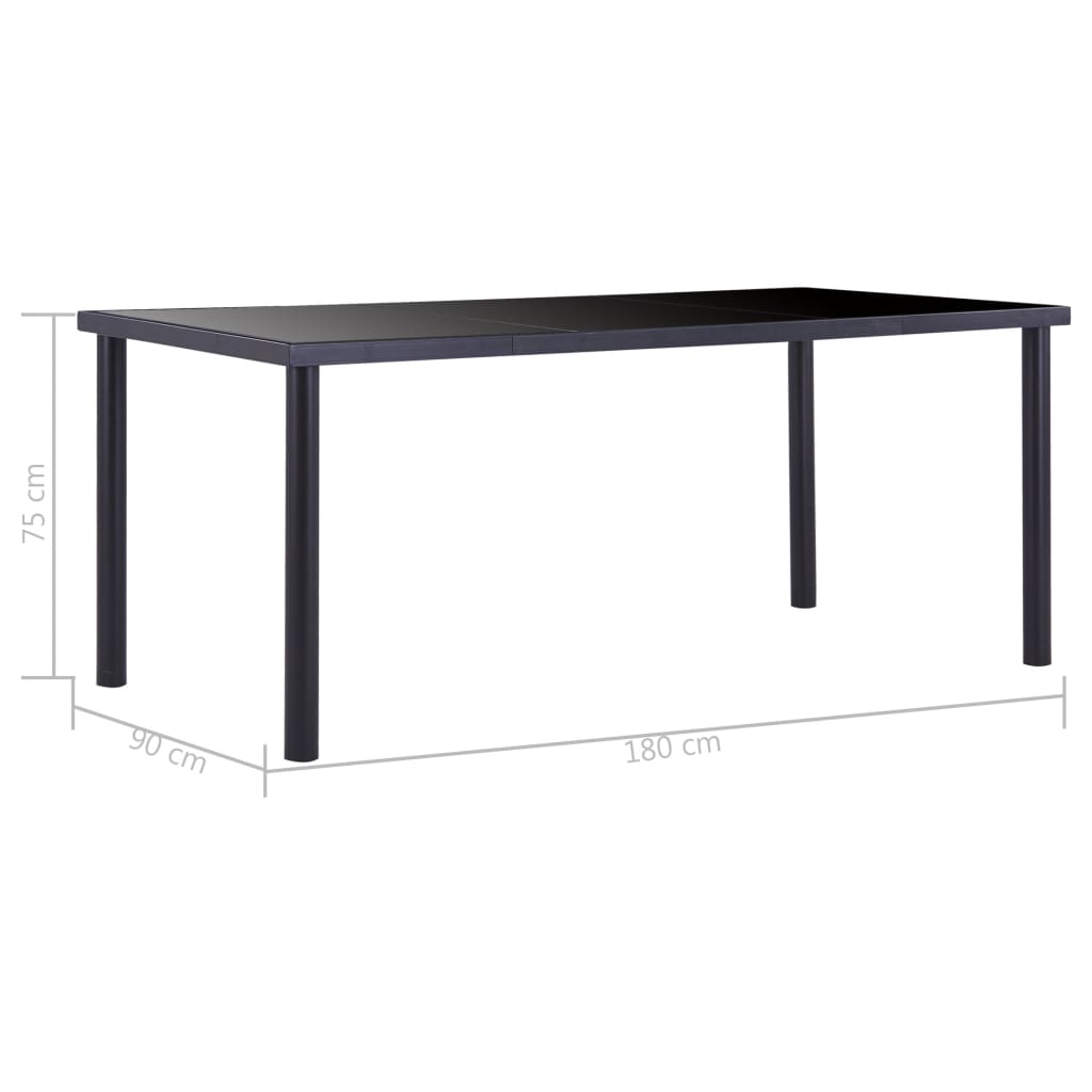 Set mobilier de bucătărie, 9 piese, alb, piele ecologică