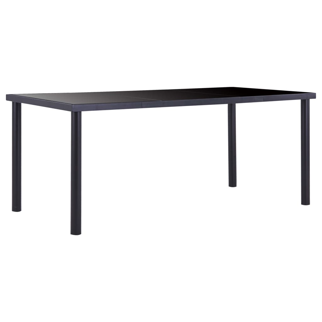 Set mobilier de bucătărie, 9 piese, gri, piele ecologică