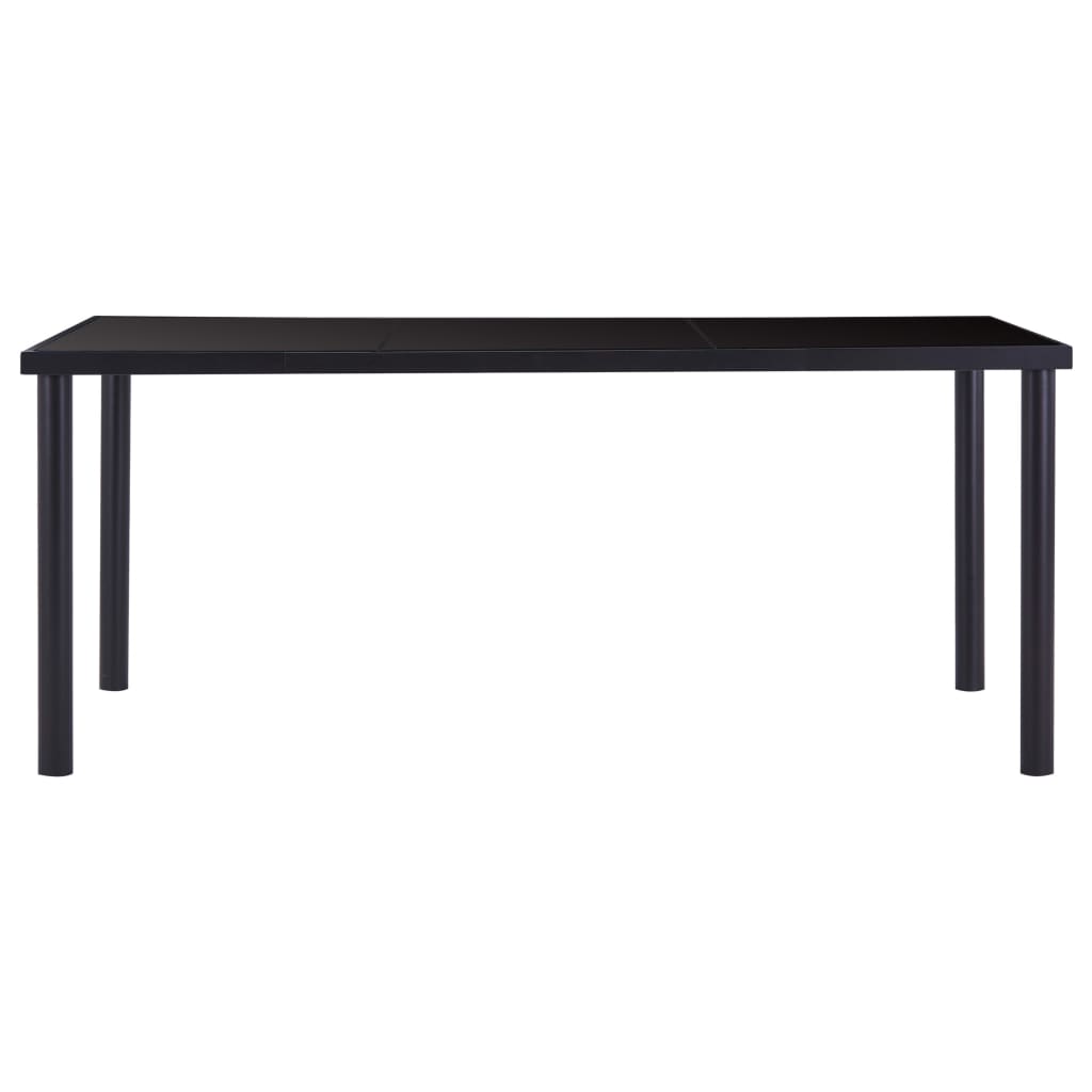 Set mobilier de bucătărie, 9 piese, gri, piele ecologică