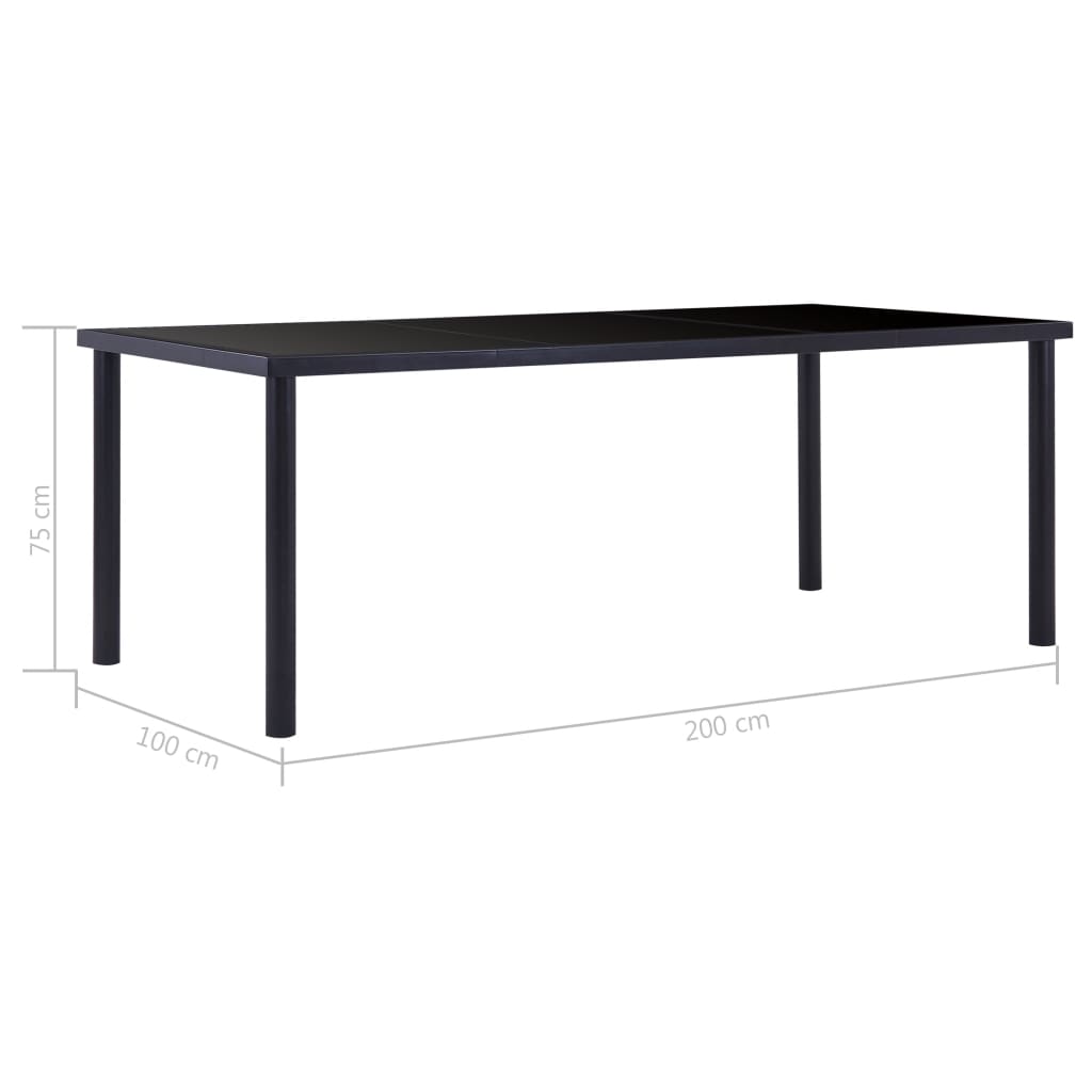 Set mobilier de bucătărie, 9 piese, alb, piele ecologică