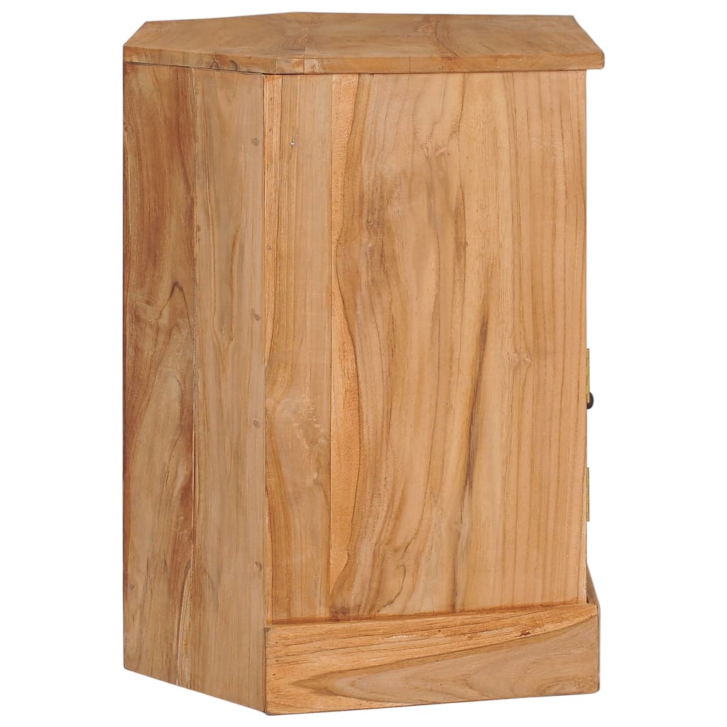 Dulap de colț, 60x45x60 cm, lemn masiv de tec