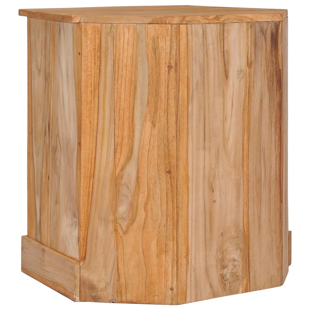 Dulap de colț, 60x45x60 cm, lemn masiv de tec