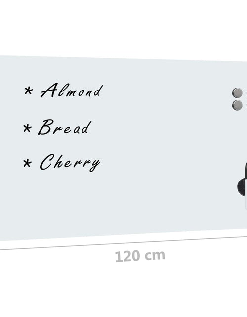 Загрузите изображение в средство просмотра галереи, Tablă magnetică de perete, 120 x 60 cm, sticlă
