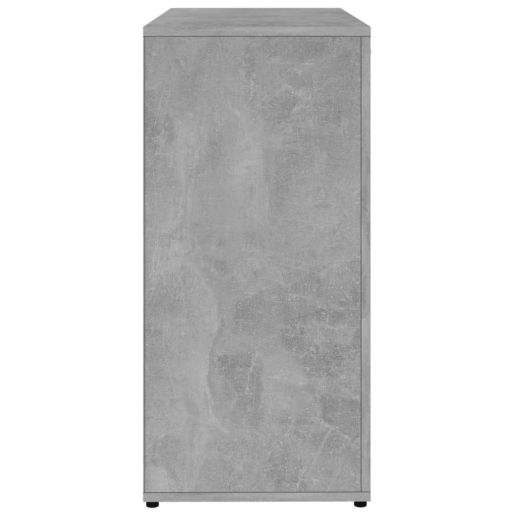 Servantă, gri beton, 80 x 36 x 75 cm, PAL - Lando