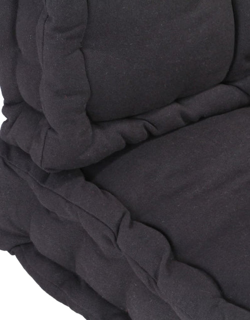 Încărcați imaginea în vizualizatorul Galerie, Perne de canapea din paleți, 2 buc., negru, bumbac
