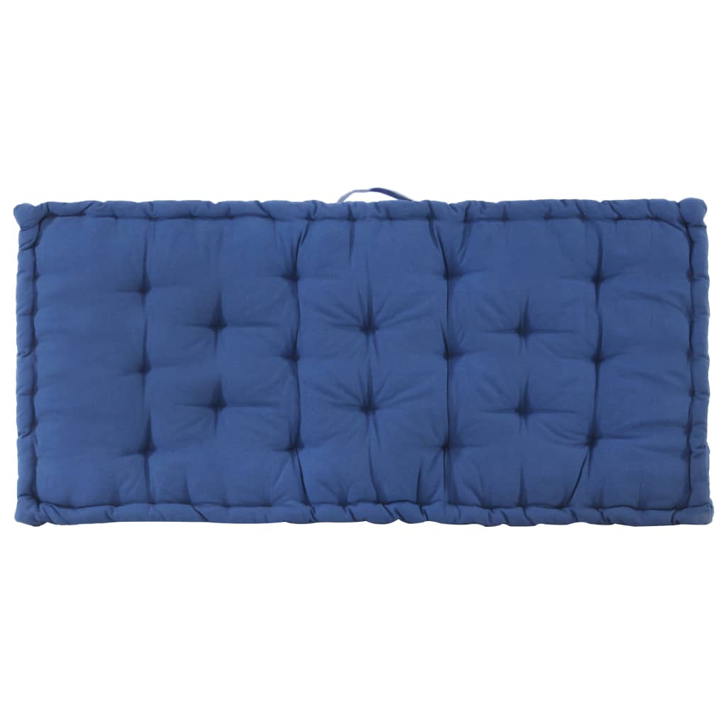 Perne pentru canapea din paleți, 2 buc., bleu, bumbac