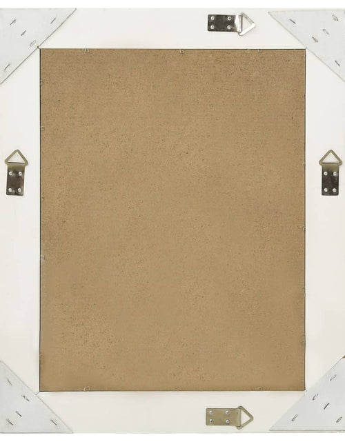 Загрузите изображение в средство просмотра галереи, Oglindă de perete în stil baroc, alb, 50 x 60 cm - Lando
