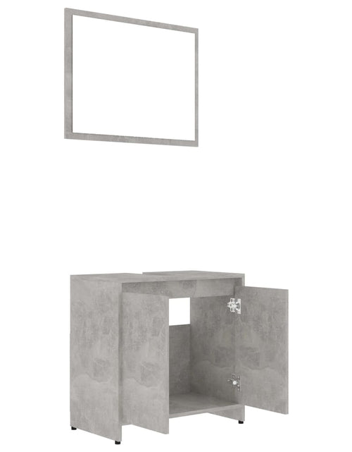 Загрузите изображение в средство просмотра галереи, Set mobilier de baie, gri beton, PAL
