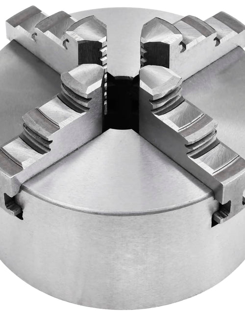 Încărcați imaginea în vizualizatorul Galerie, Mandrină de strung cu 4 fălci, 125 mm, oțel - Lando
