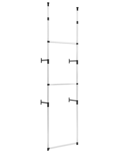Загрузите изображение в средство просмотра галереи, Sistem de șifonier telescopic cu bare, aluminiu
