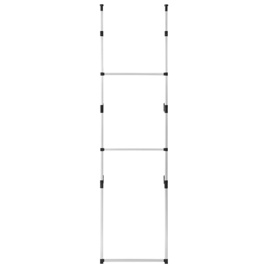 Sistem de șifonier telescopic cu bare, aluminiu