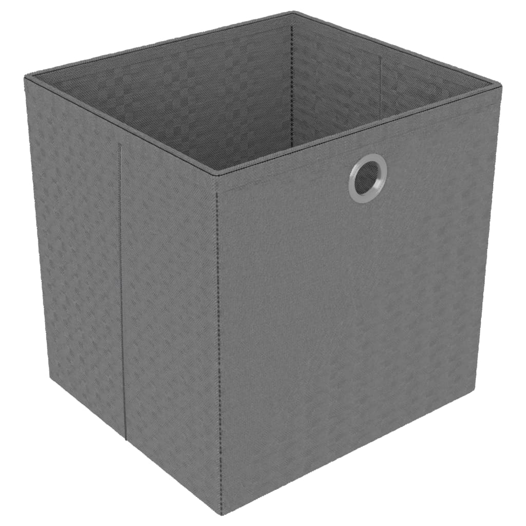 Raft expunere 15 cuburi, cutii, negru, 103x30x175,5 cm, textil - Lando