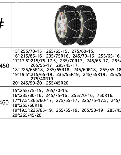 Загрузите изображение в средство просмотра галереи, Lanțuri antiderapante de zăpadă auto, 2 buc., 9 mm, KN60
