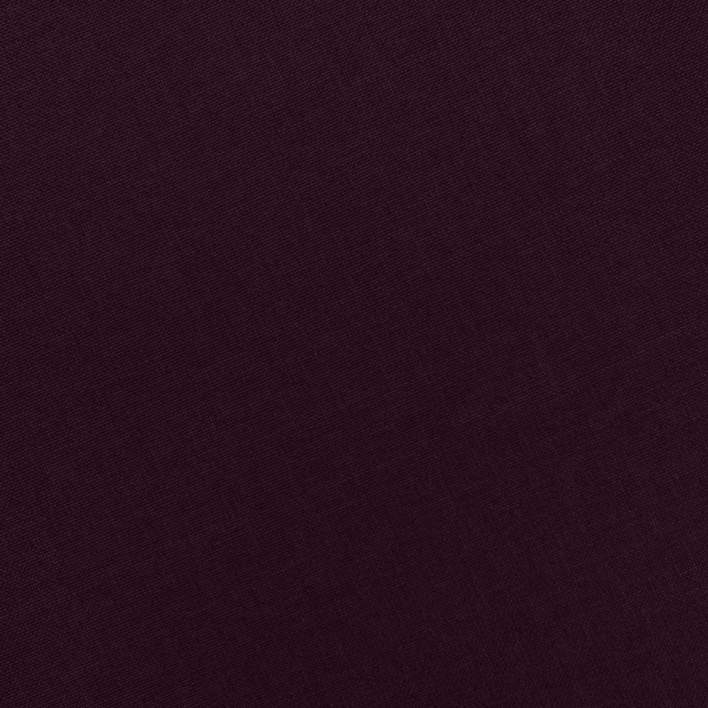 Fotoliu cu taburet pentru picioare, violet, material textil