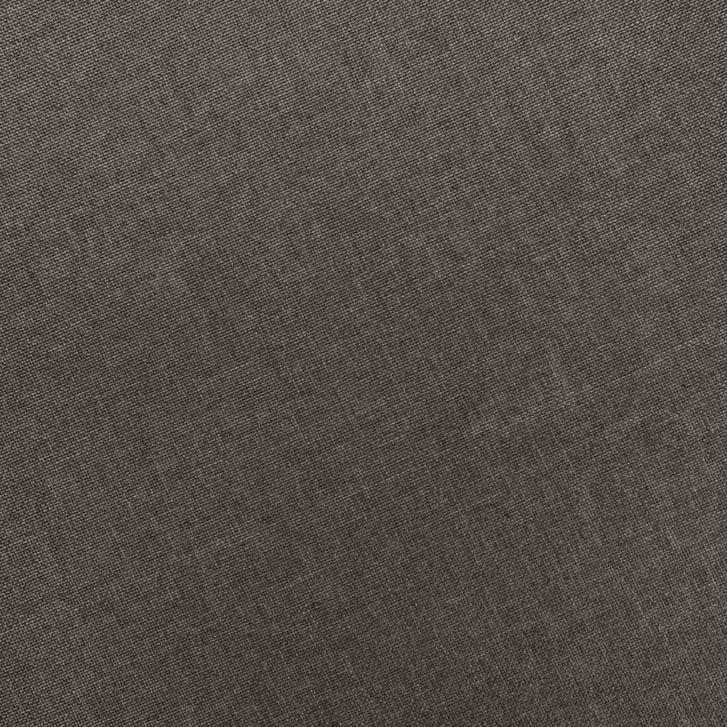 Fotoliu de masaj cu taburet, gri taupe, material textil