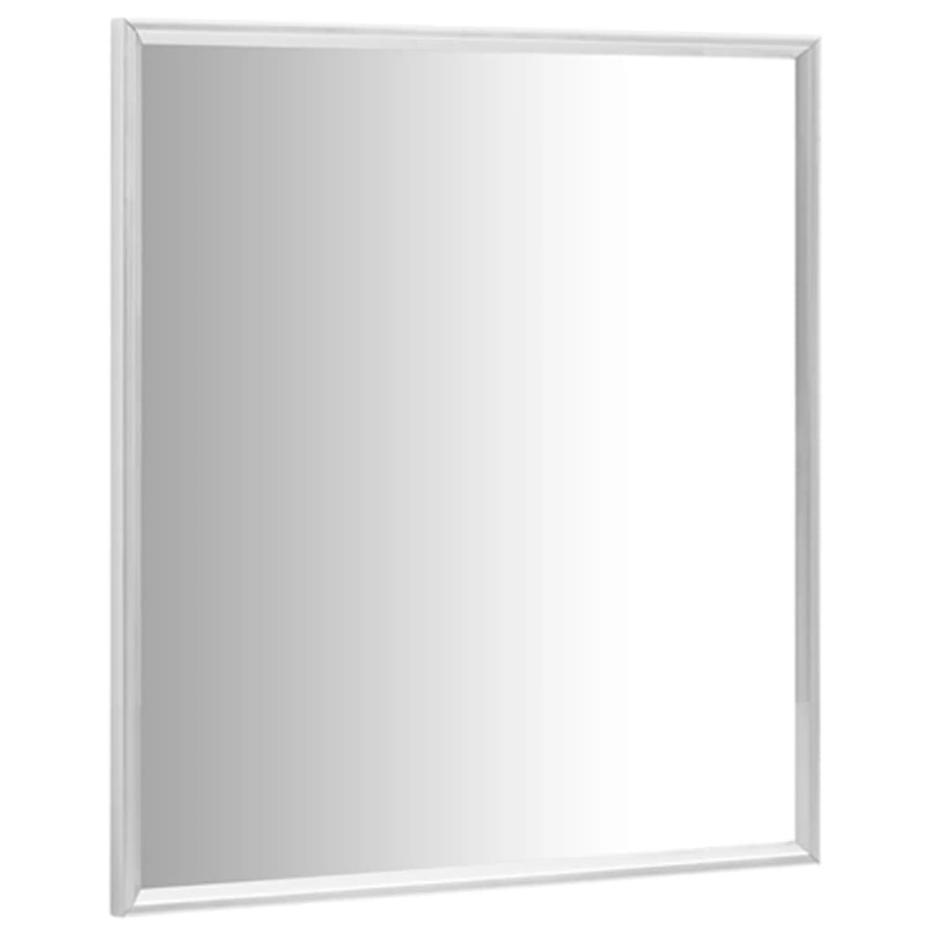 Oglindă, argintiu, 50x50 cm