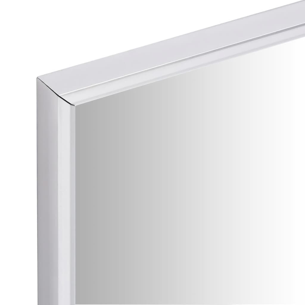 Oglindă, argintiu, 50x50 cm