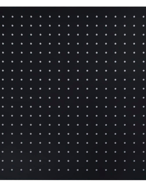 Încărcați imaginea în vizualizatorul Galerie, Cap de duș tip ploaie pătrat, negru, 50x50 cm, oțel inoxidabil
