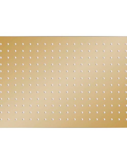Încărcați imaginea în vizualizatorul Galerie, Cap duș ploaie dreptunghiular, auriu, 50x30 cm, oțel inoxidabil
