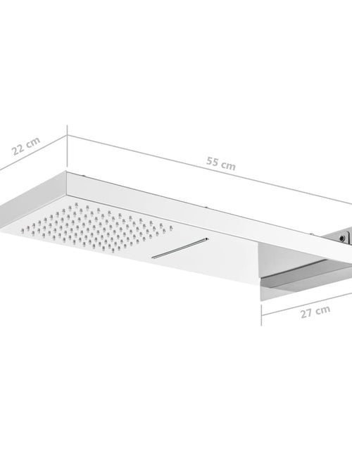 Încărcați imaginea în vizualizatorul Galerie, Cap de duș de perete, oțel inoxidabil 201
