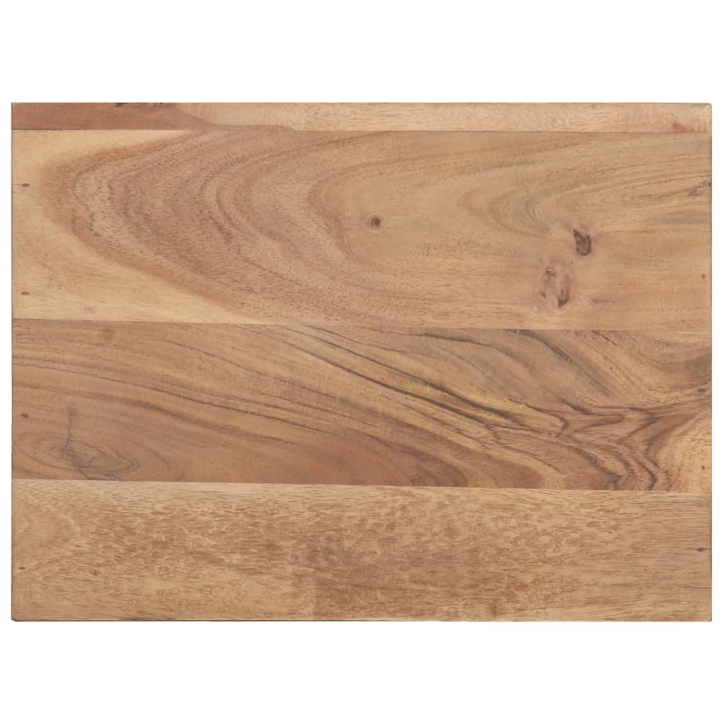Noptieră, 40x30x50 cm, lemn masiv de acacia cu margini vii
