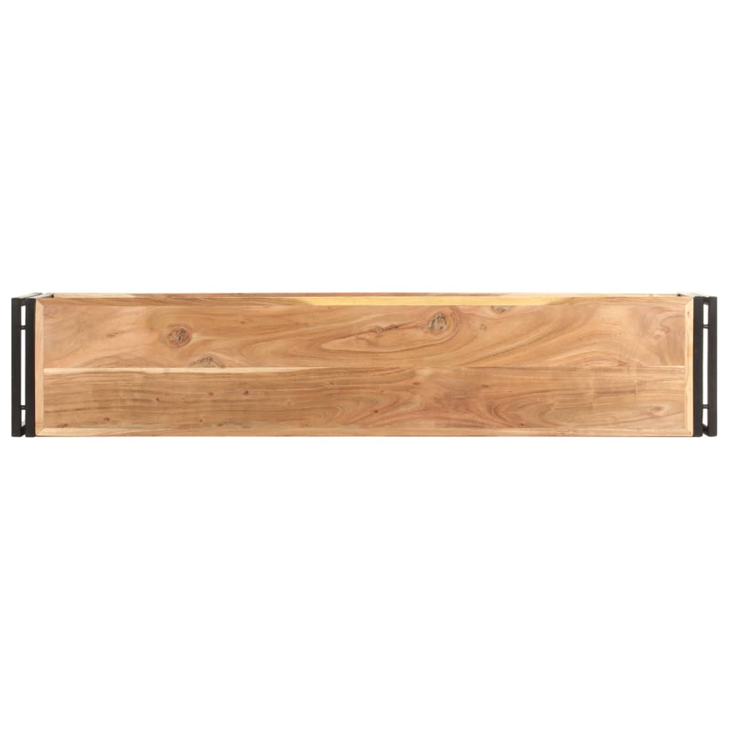 Comodă TV, 150x30x40 cm, lemn masiv de acacia
