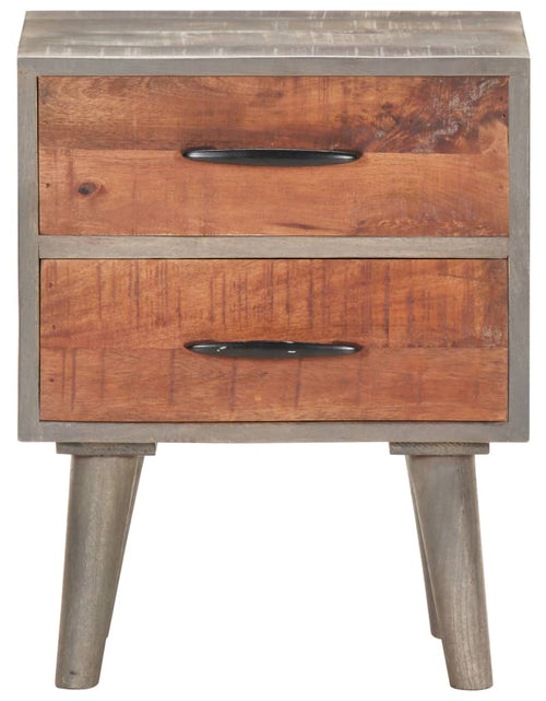 Загрузите изображение в средство просмотра галереи, Noptieră, gri, 40 x 30 x 50 cm, lemn masiv de mango nefinisat
