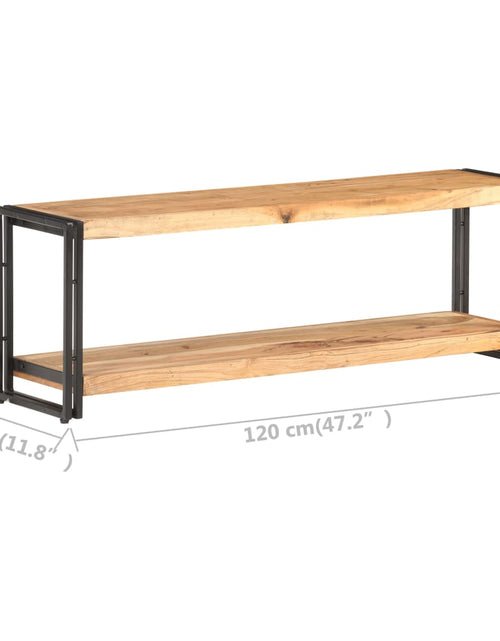 Загрузите изображение в средство просмотра галереи, Comodă TV, 120 x 30 x 40 cm, lemn masiv de acacia - Lando
