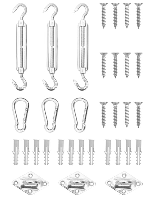 Încărcați imaginea în vizualizatorul Galerie, Set de accesorii parasolar, 9 piese, oțel inoxidabil - Lando
