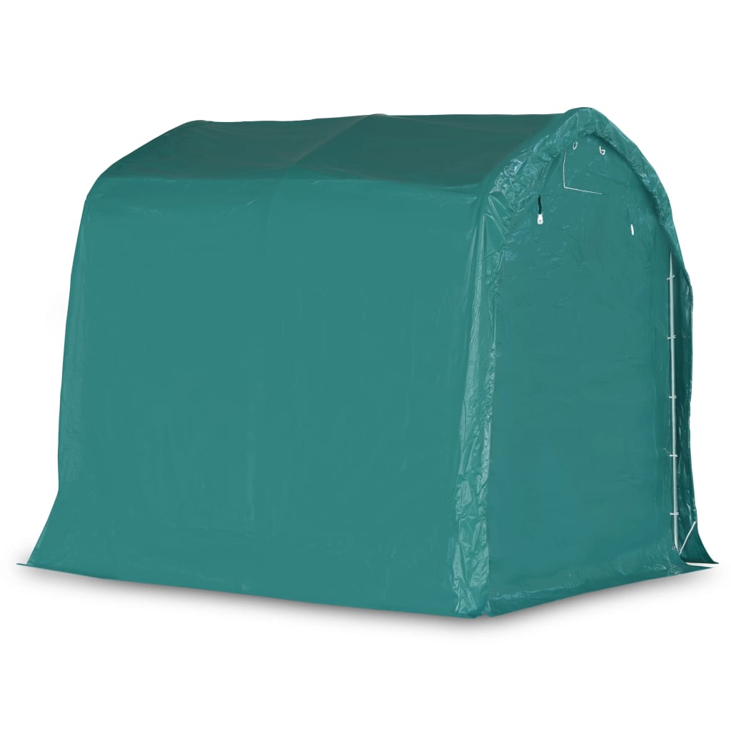 Cort de garaj, verde, 2,4 x 2,4 m, PVC - Lando