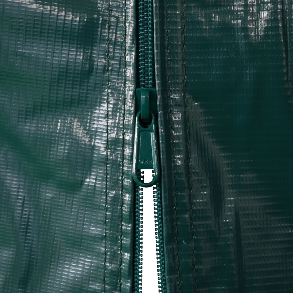 Cort de garaj, verde, 2,4 x 2,4 m, PVC - Lando