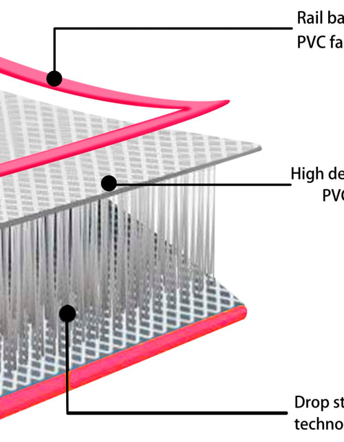 Încărcați imaginea în vizualizatorul Galerie, Saltea gimnastică gonflabilă cu pompă roz 400x100x20 cm PVC
