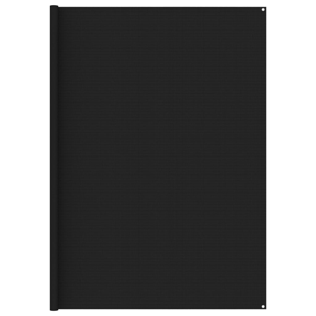 Covor pentru cort, negru, 300x600 cm